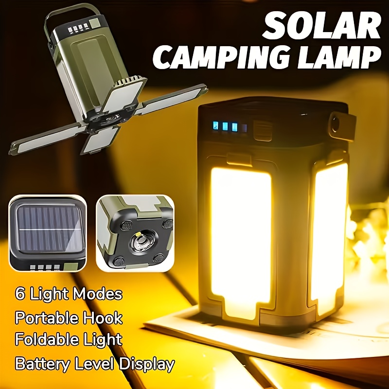 Outdoor Lighting Led - مصباح تخييم خارجي يعمل بالطاقة الشمسية،