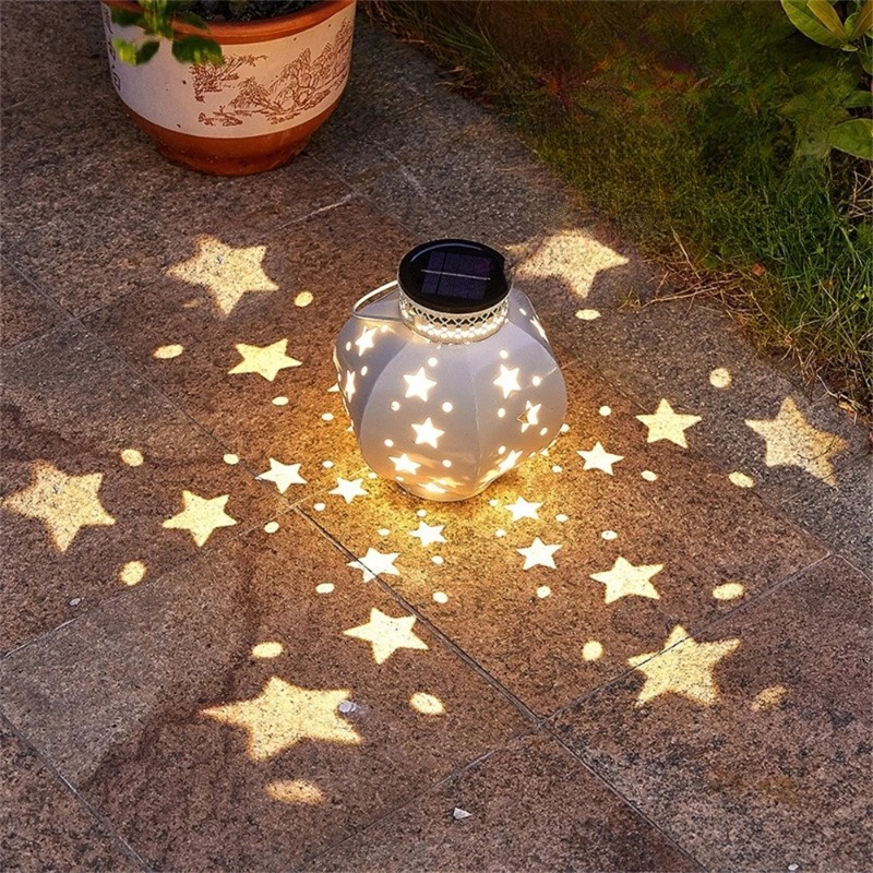 Outdoor Lighting Types - مصباح حديقة على شكل نجمة، أضواء