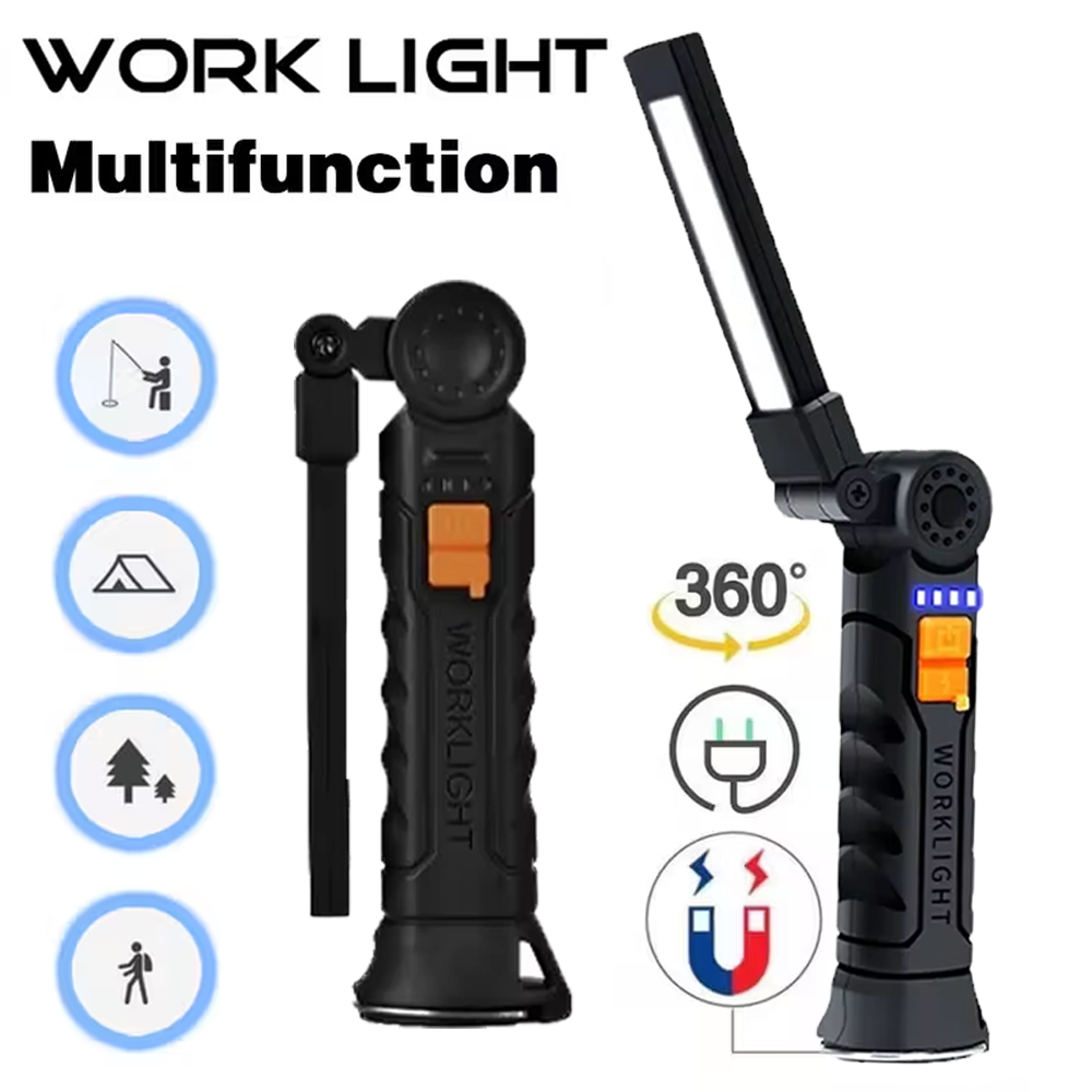 Outdoor Lighting Types - مصباح يدوي COB LED محمول USB