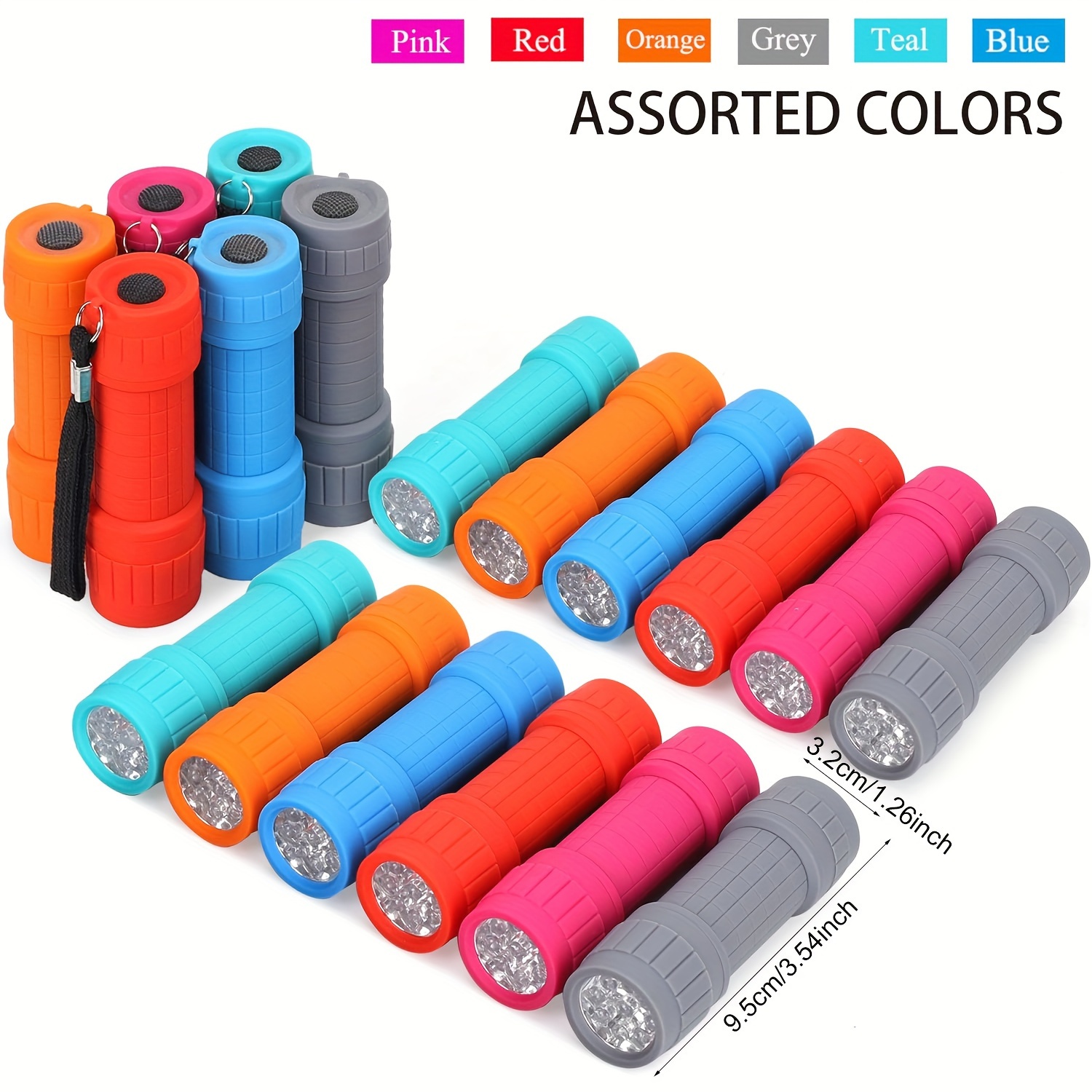 Outdoor Lighting Bollards - مصباح يدوي محمول صغير بتسع مصابيح