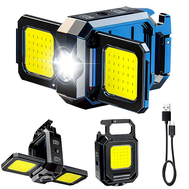 Outdoor Lighting Usb - مصباح يدوي صغير سلسلة المفاتيح ضوء