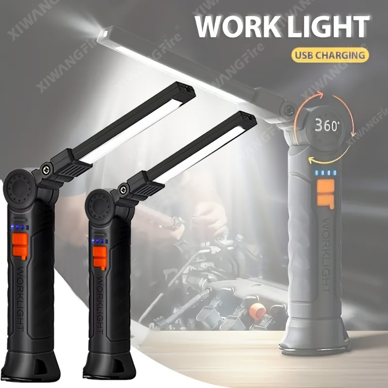 Outdoor Lighting Bollards - مصباح يدوي LED قابل لإعادة الشحن