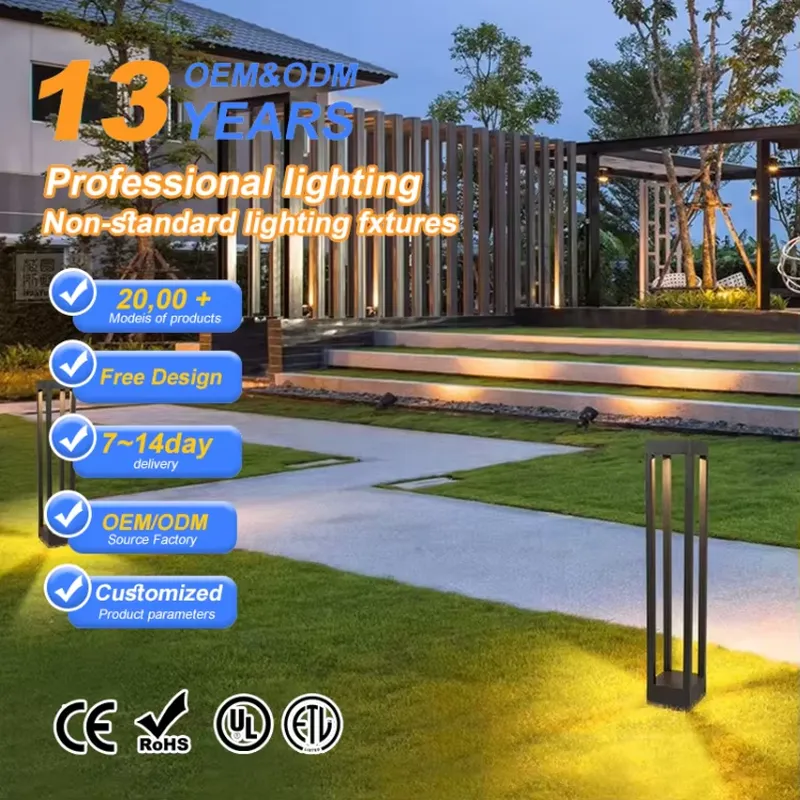 Outdoor Lighting Bollards - مصباح LED خارجي مقاوم للماء IP65