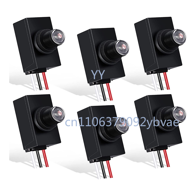 Outdoor Lighting Switch - 6 عبوات من أجهزة استشعار من