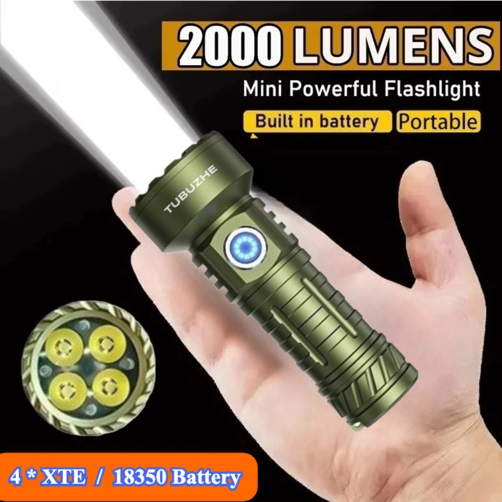 Outdoor Lighting Types - مصباح يدوي صغير فائق السطوع من