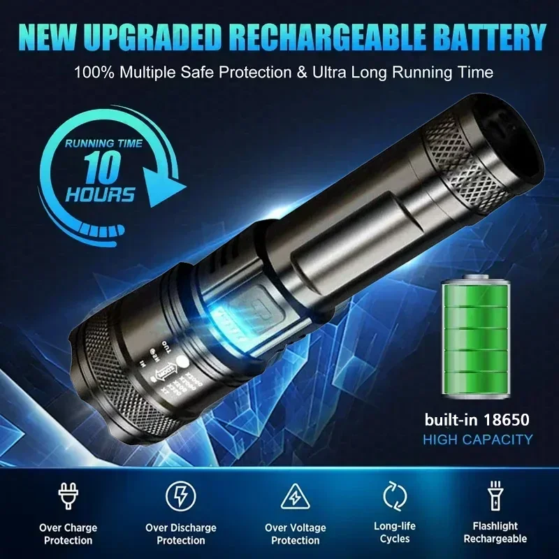 مصباح LED فائق السطوع مصباح يد - مراجعة Outdoor Lighting Usb وسعره