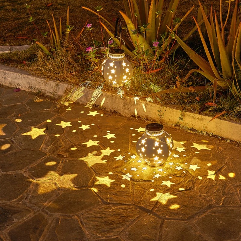 مصباح حديقة على شكل نجمة، أضوا - مراجعة Outdoor Lighting Types وسعره