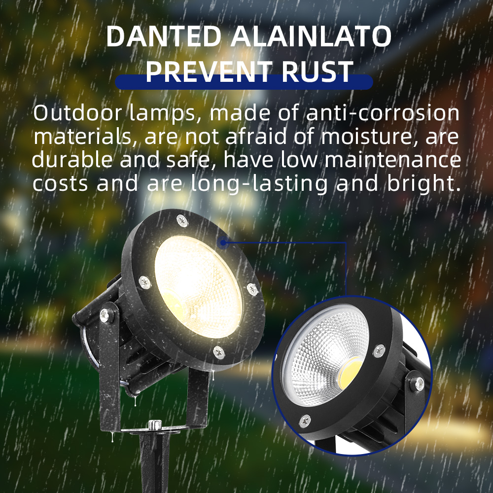 مصباح حديقة LED GU10، إضاءة خا - مراجعة Outdoor Lighting Switch وسعره