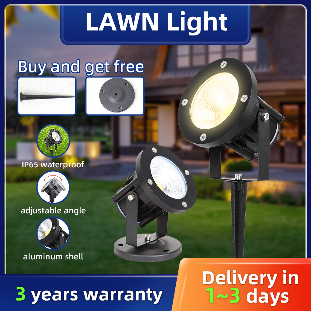 مصباح حديقة LED GU10، إضاءة خا - مراجعة Outdoor Lighting Switch وسعره