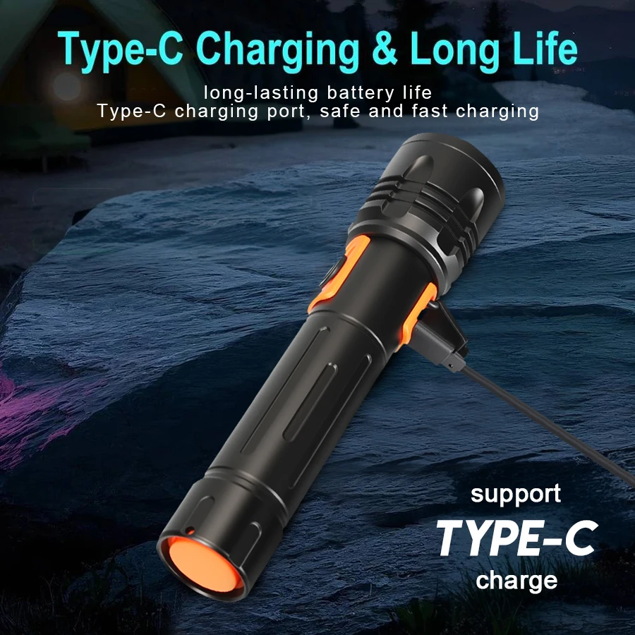 مصباح يدوي LED عالي الطاقة USB - مراجعة Outdoor Lighting Usb وسعره