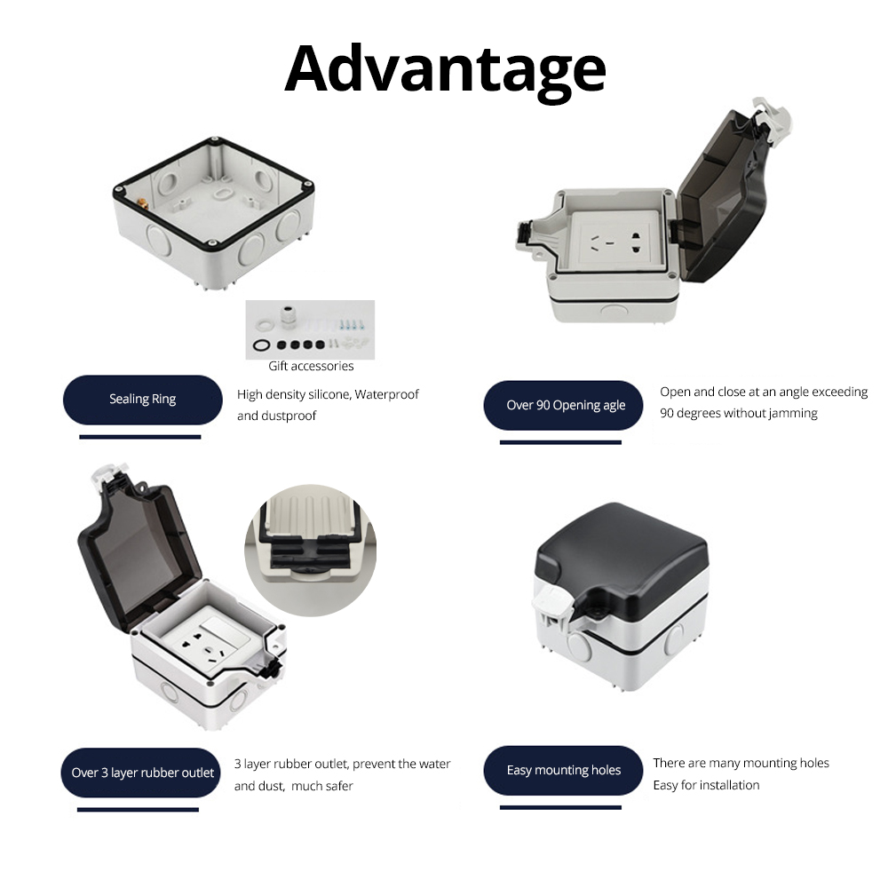 Wallpad IP66 صندوق خارجي مقاوم - مراجعة Outdoor Lighting Switch وسعره