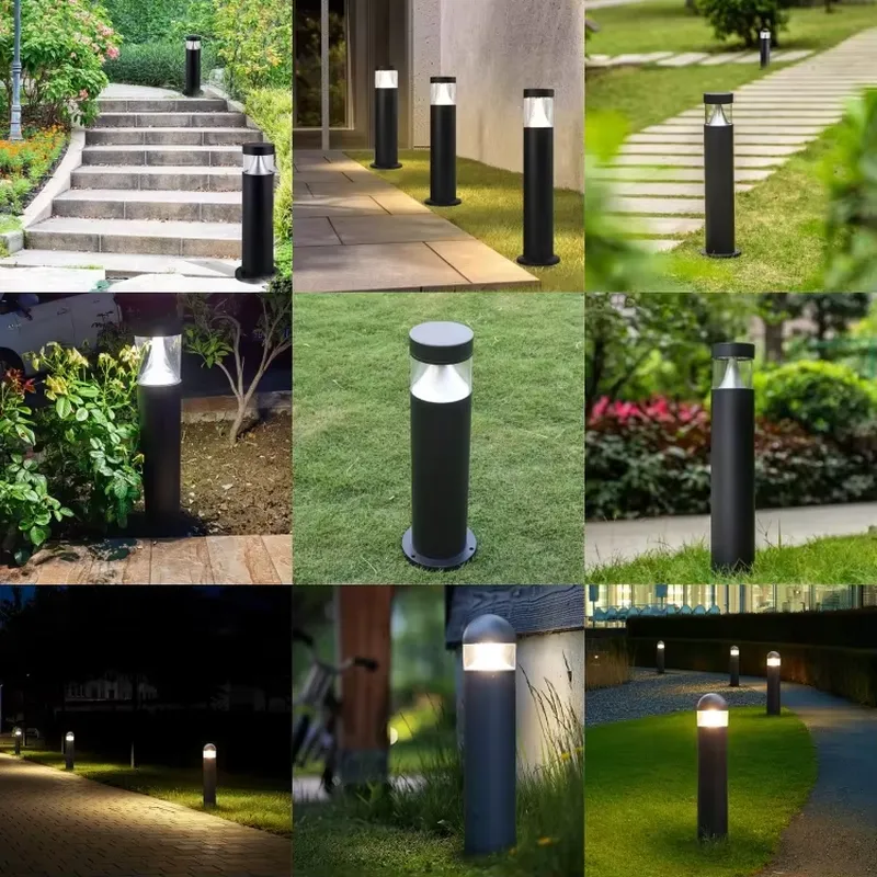 مصباح إنارة خارجي LED حديث من  - مراجعة Outdoor Lighting Bollards وسعره