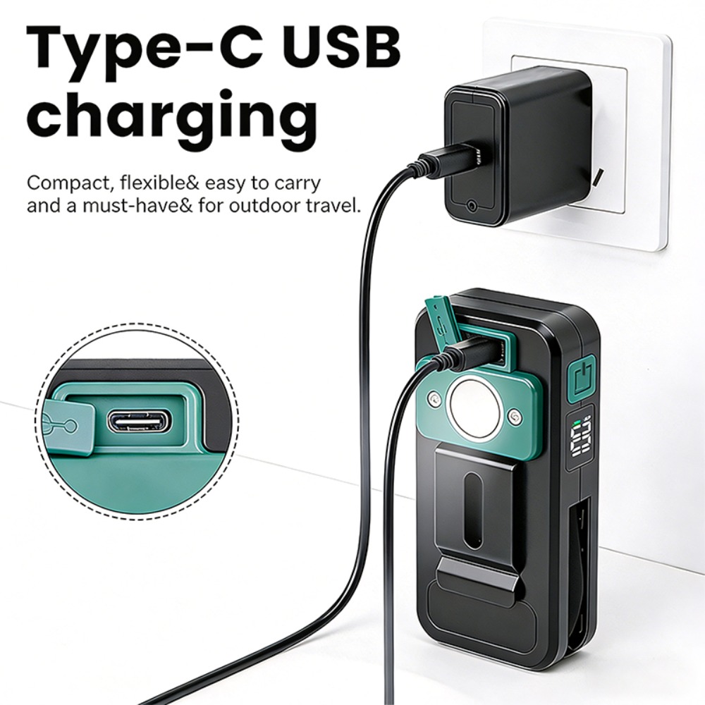 مصباح عمل مغناطيسي جديد مع مشب - مراجعة Outdoor Lighting Usb وسعره
