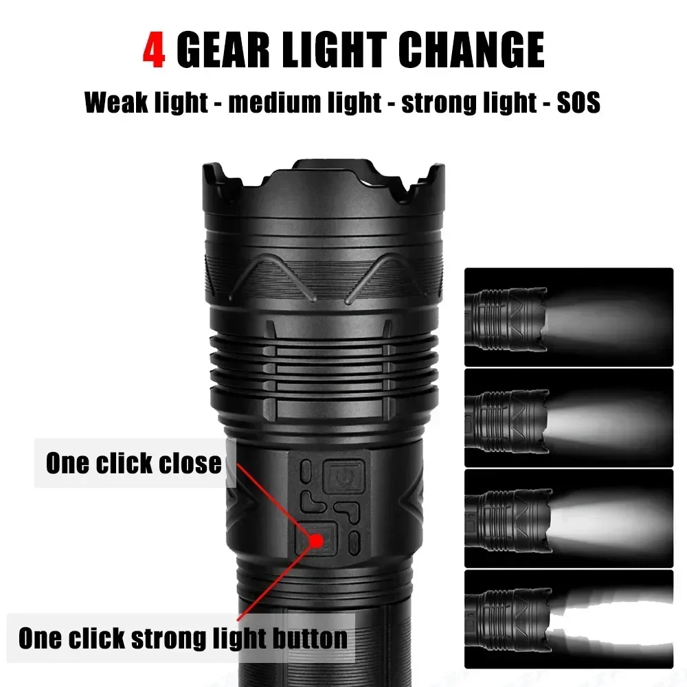 مصباح يدوي LED فائق السطوع بقو - مراجعة Outdoor Lighting Types وسعره
