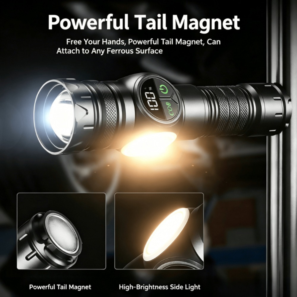 مصباح يدوي LED أبيض اللون مع ش - مراجعة Outdoor Lighting Types وسعره
