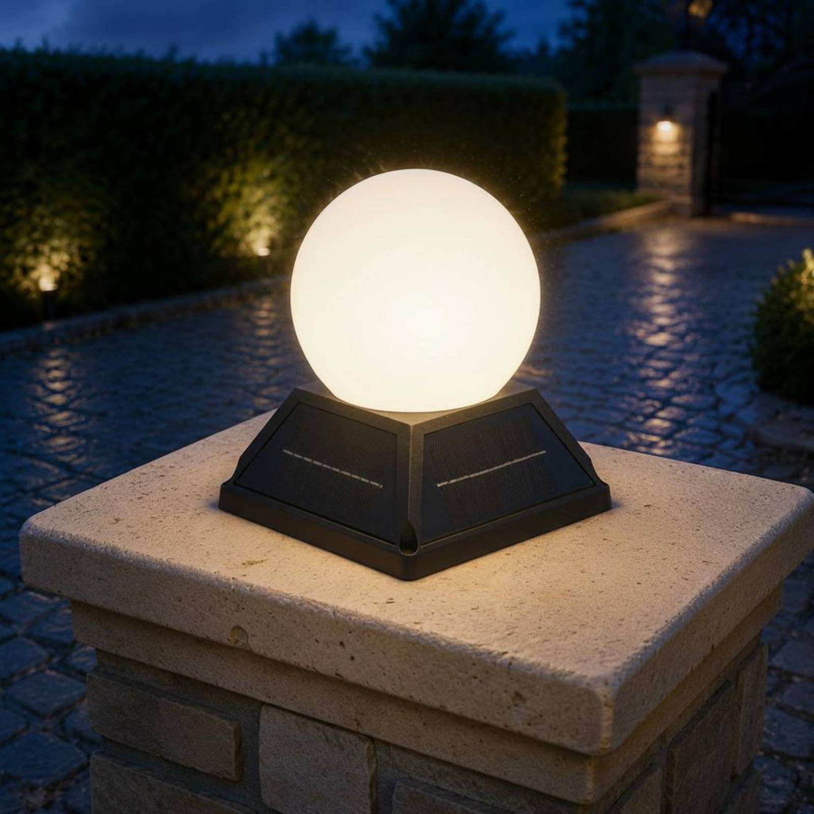 مصباح شمسي لغطاء العمود مع وحد - مراجعة Outdoor Lighting Controller وسعره