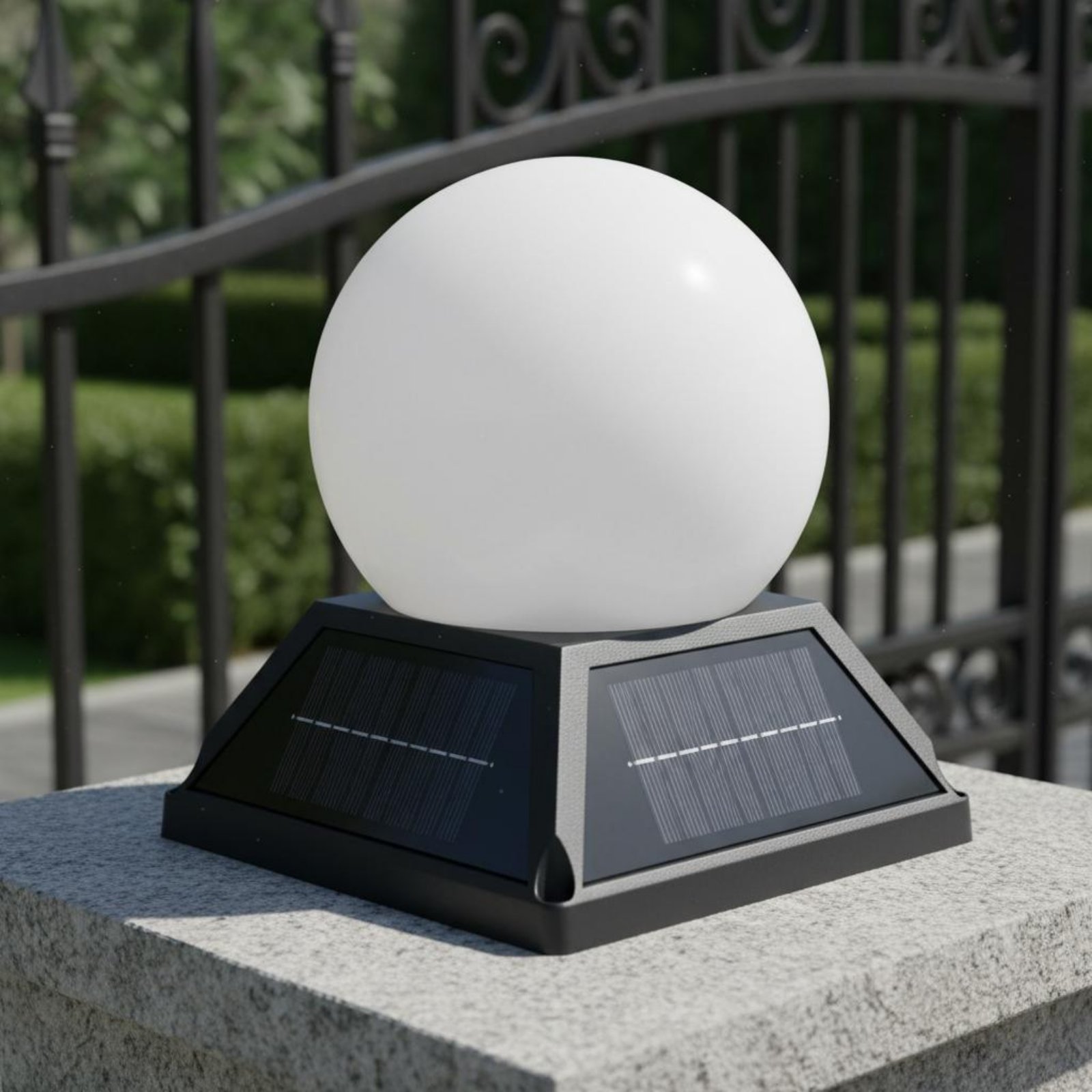 مصباح شمسي لغطاء العمود مع وحد - مراجعة Outdoor Lighting Controller وسعره