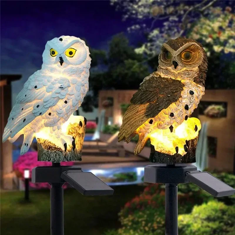 تمثال بومة يعمل بالطاقة الشمسي - مراجعة Outdoor Lighting Types وسعره