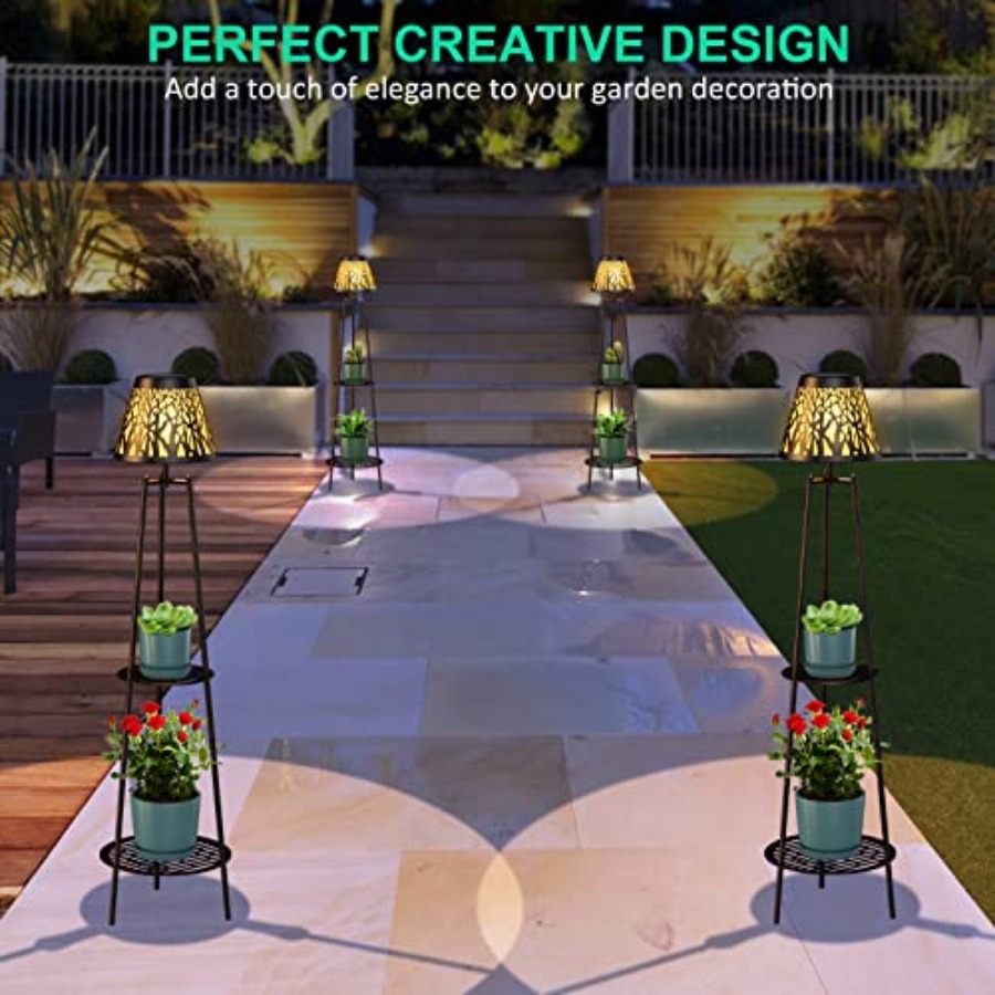 مصباح أرضي شمسي خارجي مع حامل  - مراجعة Outdoor Lighting Led وسعره