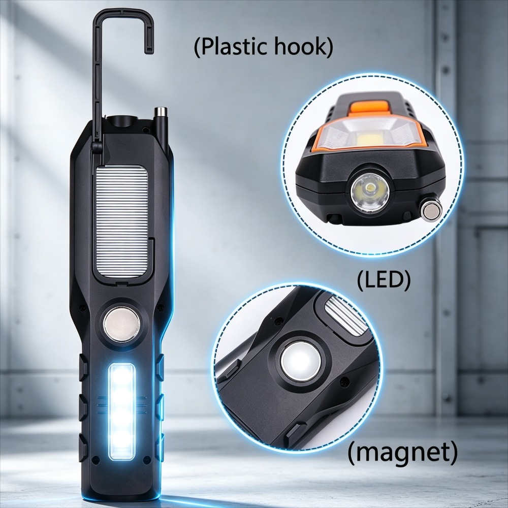 مصباح عمل LED جديد مزود ببطاري - مراجعة Outdoor Lighting Usb وسعره