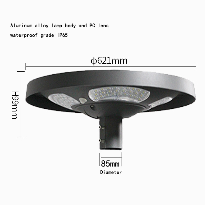 مصباح حديقة شمسي LED مقاوم للم - مراجعة Outdoor Lighting Poles وسعره
