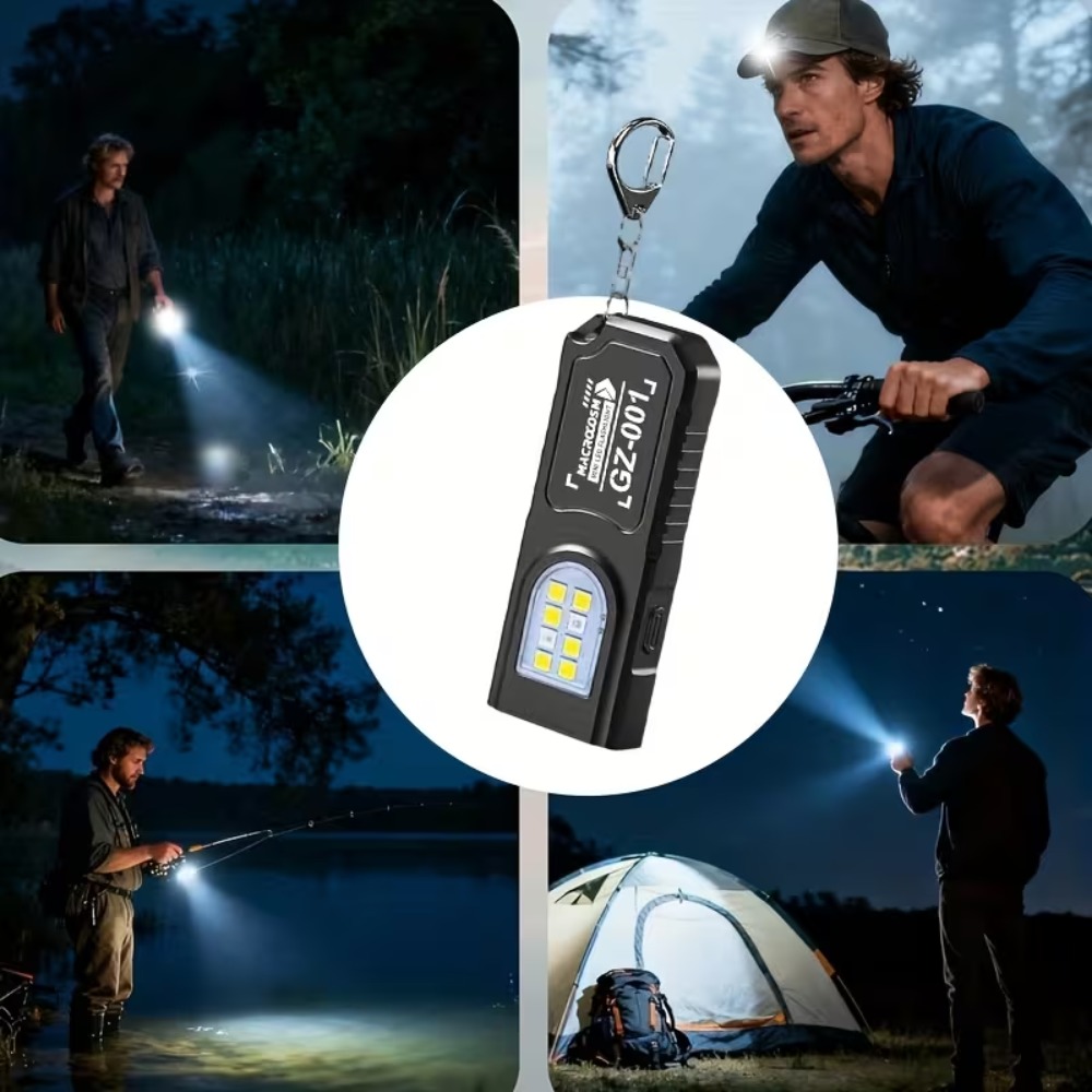 مصباح يدوي صغير COB LED بسلسلة - مراجعة Outdoor Lighting Usb وسعره
